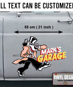 2 Pcs Personalized Lone Wolf Vinyl Sticker 10253