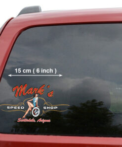 2 Pcs Personalized Pinup Girl Spark Plug Car Lettering Pinstriping Set 02 Vinyl Stickers 09870