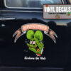 2 Pcs Personalized Rat Fink Hardcore Hot Rods Vinyl Sticker 10271