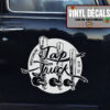 2 Pcs Personalized Tap Truck Vinyl Sticker 10256