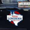 2 Pcs Personalized Texas Longhorn Ranch Ranch Truck Lettering Farm Truck Hot Rod Vinyl Sticker 10084