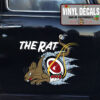 2 Pcs Personalized The Rat Lettering Vinyl Sticker 10260