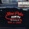 2 Pcs Personalized Towing Garage Vinyl Sticker 10279