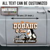 2 Pcs Personalized Welding Service Metal Fabrication Hot Rod Vinyl Sticker 10217