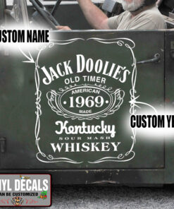 2 Pcs Personalized Whiskey Sour Mash Vinyl Sticker 10285