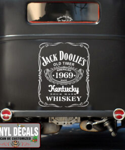 2 Pcs Personalized Whiskey Sour Mash Vinyl Sticker 10285