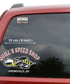 2 Pcs Personalzed Hot Rod Garage Muscle Car Super Bee Set 02 Vinyl Stickers 09844