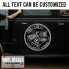2 Pcs Powered By Pure Moonshine Hot Rod Garage Vinyl Sticker 09909