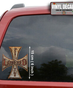 2 Pcs Rat Rod Praise The Lowered Set 02 Vinyl Stickers 09898