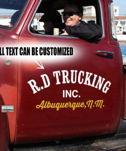2 Pcs Rd Trucking Set 02 Vinyl Stickers 09731