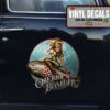 2 Pcs Sexy Pinup Girl Cherry Bomber Hot Rod Garage Vinyl Sticker 09923