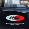 2 Pcs So Cal Speed Shop Hot Rod Garage Vinyl Sticker 09948