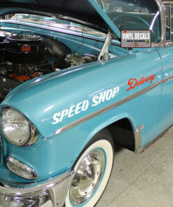 2 Pcs Speedy Delivery Hot Rod Garage Vinyl Sticker 10036