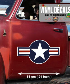 2 Pcs Usaf Airforce Aircraft Vinyl Sticker 09910