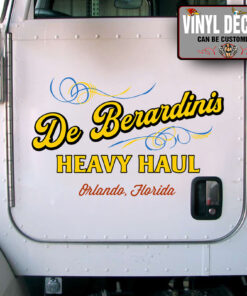 2 Pcs Usdot Truck Lettering Door Lettering Hot Rod Vinyl Sticker 09987