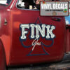 Ace Fink Hot Rod Vinyl Sticker 10410