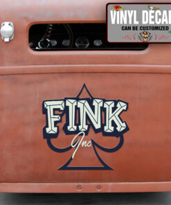 Ace Fink Hot Rod Vinyl Sticker 10410