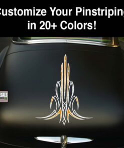 Art For Bonet Multicolor Pinstriping Sticker 12052