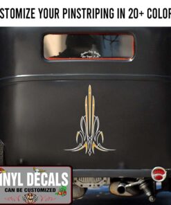 Art For Bonet Multicolor Pinstriping Sticker 12052