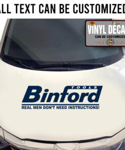 Binford Tools Blue Tool Box Sticker 11397