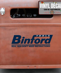 Binford Tools Blue Tool Box Sticker 11397