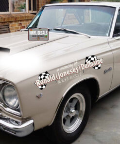 Car-Hood Side Stickers & Car-Door Stickers For Marc Dulmaine