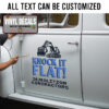 Excavator Knock It Flat Demolition Contractor Funny Sticker 11696