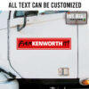 Farkenworthit Kenworth Mack Truck Truckers Rig Funny Parody Sticker 11284