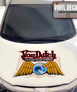 Flying Eyeball Door Art Vinyl Sticker 10768