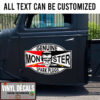 Genuine Monster Spark Plug Sticker 11377