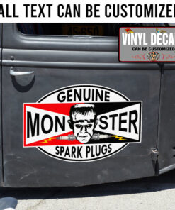 Genuine Monster Spark Plug Sticker 11377