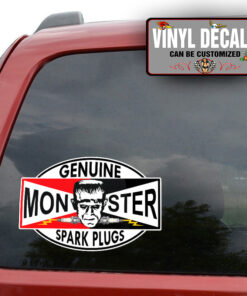 Genuine Monster Spark Plug Sticker 11377