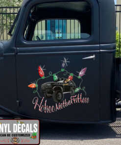 Hohoo Mothafnhoo Lettering Hand Paint Vinyl Sticker 10357