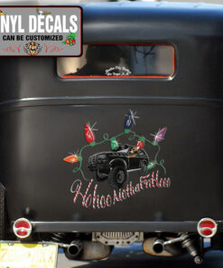 Hohoo Mothafnhoo Lettering Hand Paint Vinyl Sticker 10357