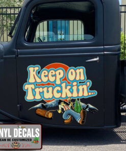 Keep On Trucking Vinyl Sticker 10385