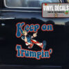 Keep On Trumpin' Usa Hot Rod Sticker 11367