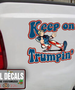 Keep On Trumpin' Usa Hot Rod Sticker 11367