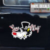 Lone Woft Hot Rod Vinyl Sticker 10401