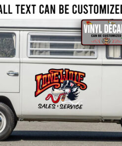 Lonewolf Sale And Service Sticker 11564