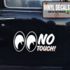 Look No Touch Vinyl Sticker 10369