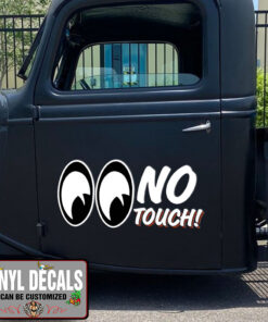 Look No Touch Vinyl Sticker 10369