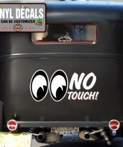 Look No Touch Vinyl Sticker 10369