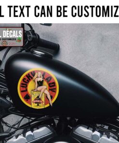 Luck Lady Motor Oil Sticker 12069