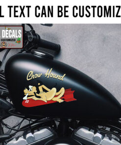 Military Chow Hound Nose Art Sticker 11953