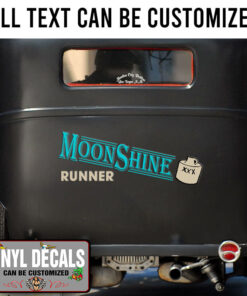 Mmoonshine Runner Vinyl Sticker 10555