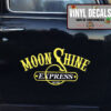 Moon Shine Express Hot Rod Vinyl Sticker 10365