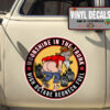 Moonshine In The Trunk Sticker 11376