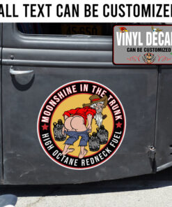 Moonshine In The Trunk Sticker 11376