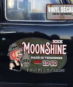 Moonshine Power By Shine Vinyl Sticker 10518