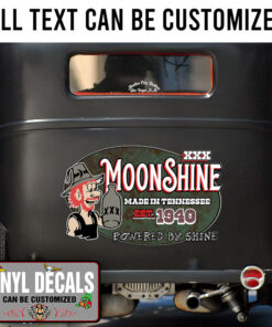 Moonshine Power By Shine Vinyl Sticker 10518